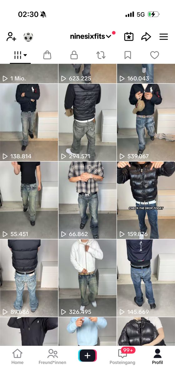 Virale Videos bei @ninesixfits — über 1 Mio. Views